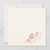 Opwindende oproep in het begin van de maaltijd kaart (Achterkant)