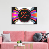 Opwindende Regenboog Canvas Afdruk (Insitu (Woonkamer))