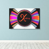 Opwindende Regenboog Canvas Afdruk (Insitu (Houten vloer))