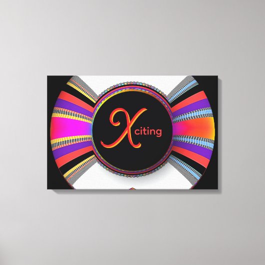 Opwindende Regenboog Canvas Afdruk (Voorkant)