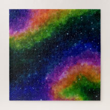 Opwindende regenboogbijlen Puzzle