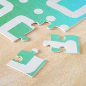 Opwindende regenboogpuzzel legpuzzel (Zijkant)