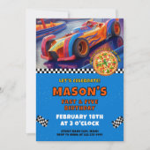 Opwindende Speedway Verjaardagsfeest Viering Kaart (Voorkant)