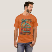 Opwindende Summerween Vibes Strandfeest Halloween T-shirt (Voorkant volledig)