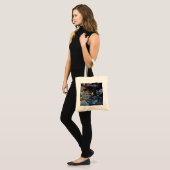 Opwinding langs tote bag (Voorkant (model))