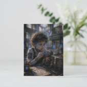 Opwinding / Robotica technicus / Bank Briefkaart (Staand voorkant)