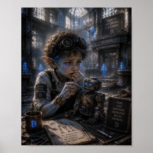 Opwinding / Robotica technicus / Bank Poster (Voorkant)
