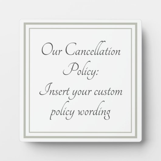  opzegging/beleid fotoplaat (Voorkant)