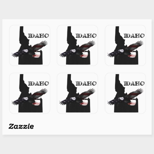 OPZET PATRIOT ELGF IDAHO VIERKANTE STICKER (Vel)