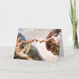 Opzet van Adam door Michelangelo Kaart