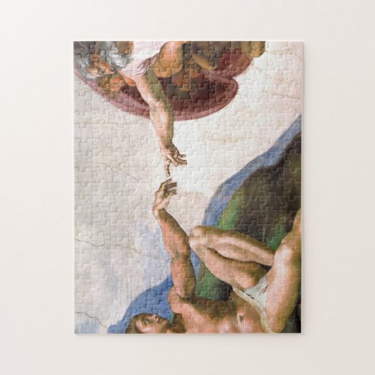Opzet van Adam door Michelangelo Legpuzzel (Verticaal)