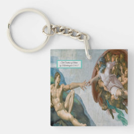 Opzet van Adam door Michelangelo Sleutelhanger