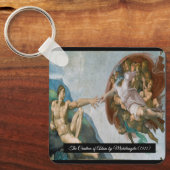 Opzet van Adam door Michelangelo Sleutelhanger (Voorkant)