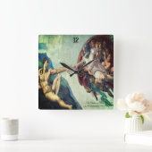 Opzet van Adam door Michelangelo Vierkante Klok (Huis)