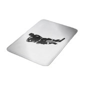 Opzet van gamespeler badmat (Gekanteld)