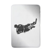 Opzet van gamespeler badmat (Voorkant Verticaal)