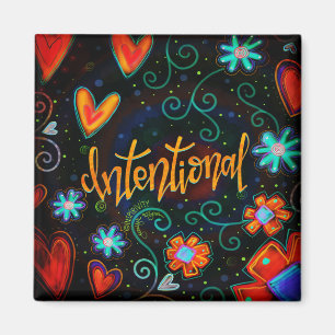 Opzettelijk Bloemen  Inspirerend Trendy Plezier Magneet