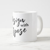 Opzettelijk ontworpen grote koffiekop (Voorkant rechts)