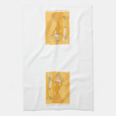 Opzettelijke champagne Woman Kitchen Towel Theedoek (Verticaal)