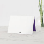 Opzettelijke Inclusionist Thank You Card Bedankkaart (Achterkant)