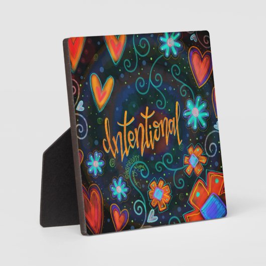 Opzettelijke Motivatie inspiratie Fotoplaat (Voorkant)