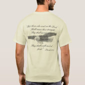 Opzetten met vleugels als adelaars t-shirt (Achterkant)