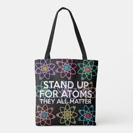 OPZETTEN VOOR ATOMS TOTE BAG (Achterkant)