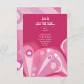 OPZETTINGSBUTTERFLY Bat Mitzvah Reception Kaart (Voorkant / Achterkant)