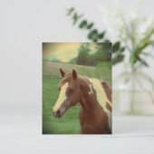 Opzichtige Vintage Briefkaart (Staand voorkant)