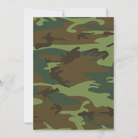 Opzij gaan Soldier Boots Camouflage Kaart (Achterkant)