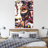 "Opzoeken" Galerij verpakt Canvas schilderij (Insitu (Slaapkamer))