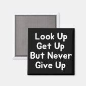 Opzoeken Opstaan maar nooit opgeven Magneet (Voorkant / Achterkant)