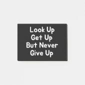 Opzoeken Opstaan maar nooit opgeven Post-it® Notes (Voorkant)