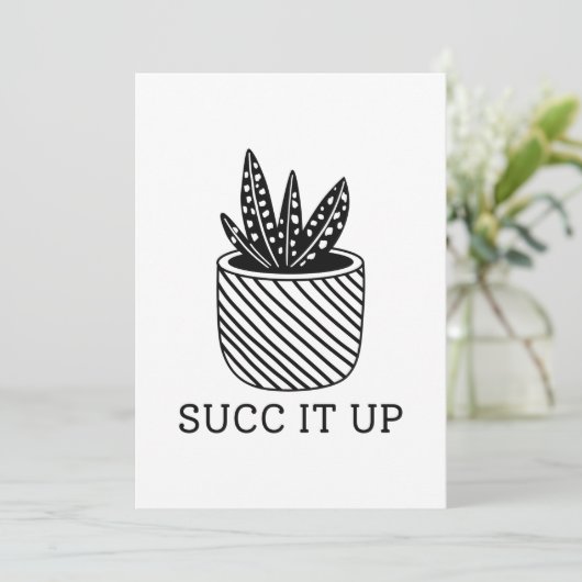 Opzuigen Bedankkaart (Staand voorkant)