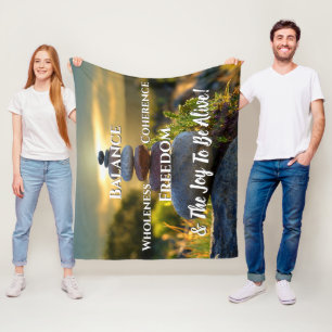 opzwepend fleece deken