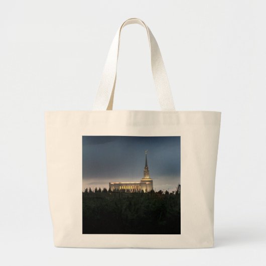 oquirrh bergen utah tempel grote tote bag (Voorkant)
