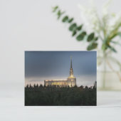 Oquirrh Mountain LDS Utah tempel Briefkaart (Staand voorkant)