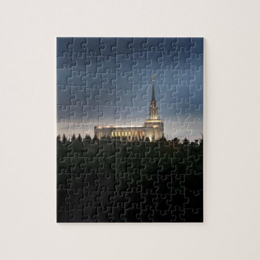 Oquirrh Mountain LDS Utah tempel Legpuzzel (Verticaal)