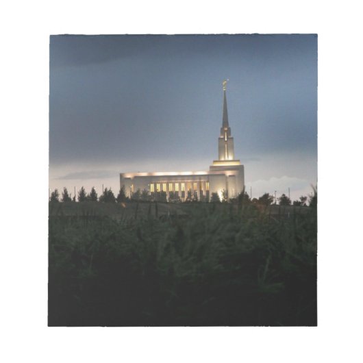 Oquirrh Mountain LDS Utah tempel Notitieblok (Voorkant)