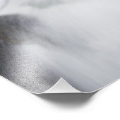 OR, Columbia River Gorge, Elowah Falls and Foto Afdruk (Hoek)