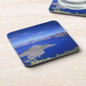 OR, Crater Lake NP, Wizard Island en Crater Bier Onderzetter (Linkerzijde)