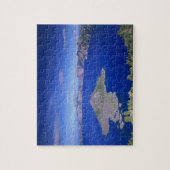 OR, Crater Lake NP, Wizard Island en Crater Legpuzzel (Verticaal)