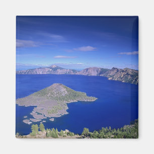 OR, Crater Lake NP, Wizard Island en Crater Magneet