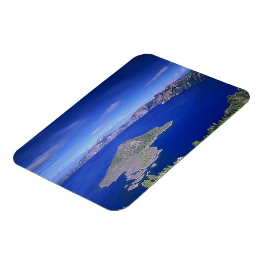 OR, Crater Lake NP, Wizard Island en Crater Magneet (Linkerzijde)