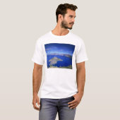 OR, Crater Lake NP, Wizard Island en Crater T-shirt (Voorkant volledig)