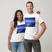 OR, Crater Lake NP, Wizard Island en Crater T-shirt (Unisex)