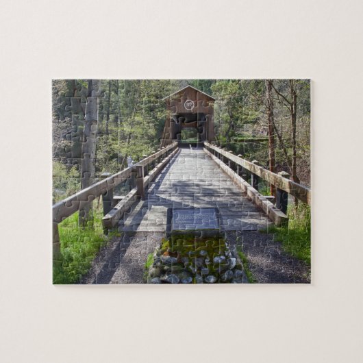 OR, Jackson County, McKee Covered Bridge Legpuzzel (Horizontaal)