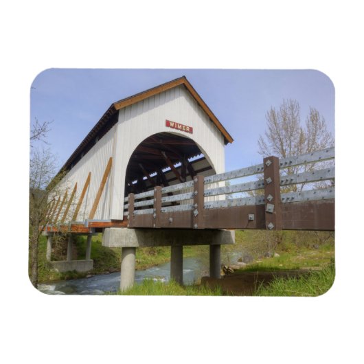 OR, Jackson County, McKee Covered Bridge Magneet (Horizontaal)