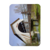 OR, Jackson County, McKee Covered Bridge Magneet (Verticaal)