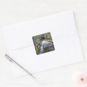 OR, Jackson County, McKee Overdekte Brug Vierkante Sticker (Envelop)